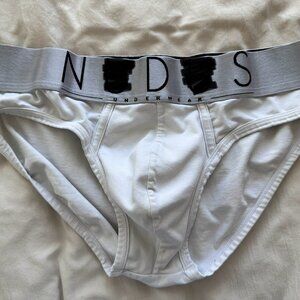 Men's Cotton Underwear -- briefs white